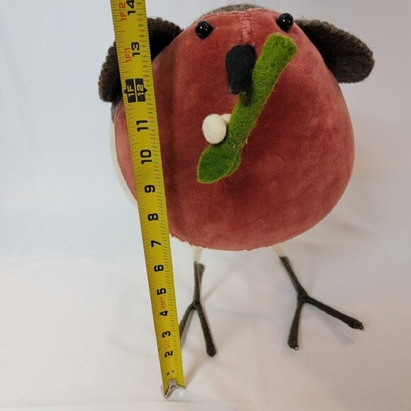 Large Mistletoe Standing Christmas Robin from Fiona Walker UK - Picture 8 of 10